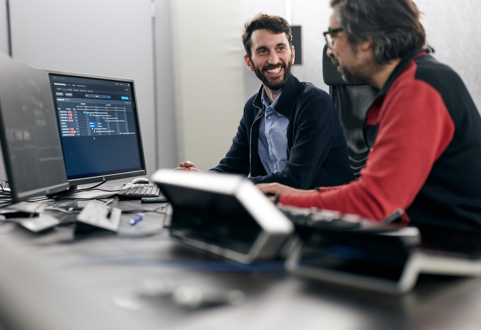 freispace in use in a grading theatre